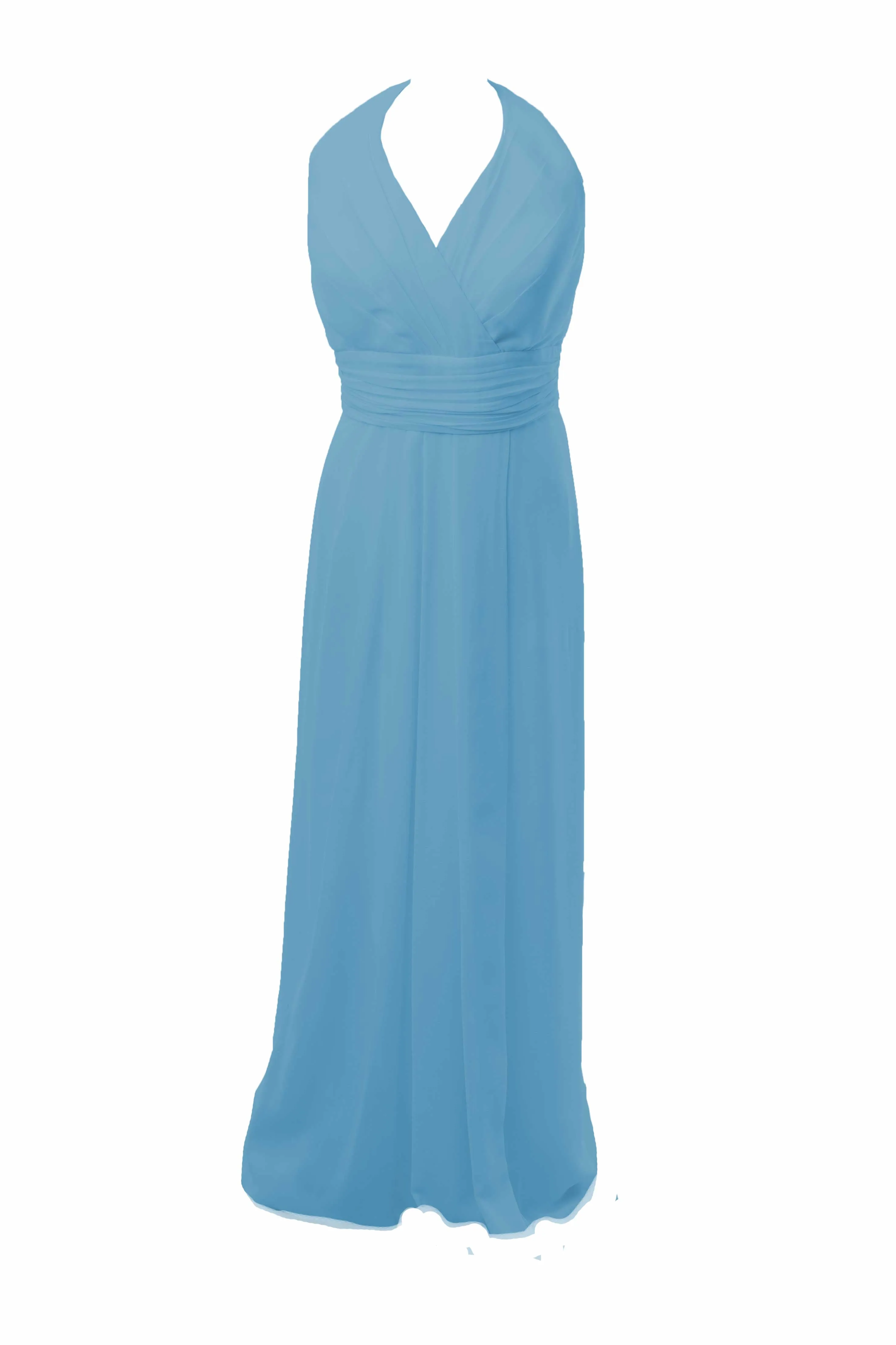 Long Halterneck Bridesmaid Dress
