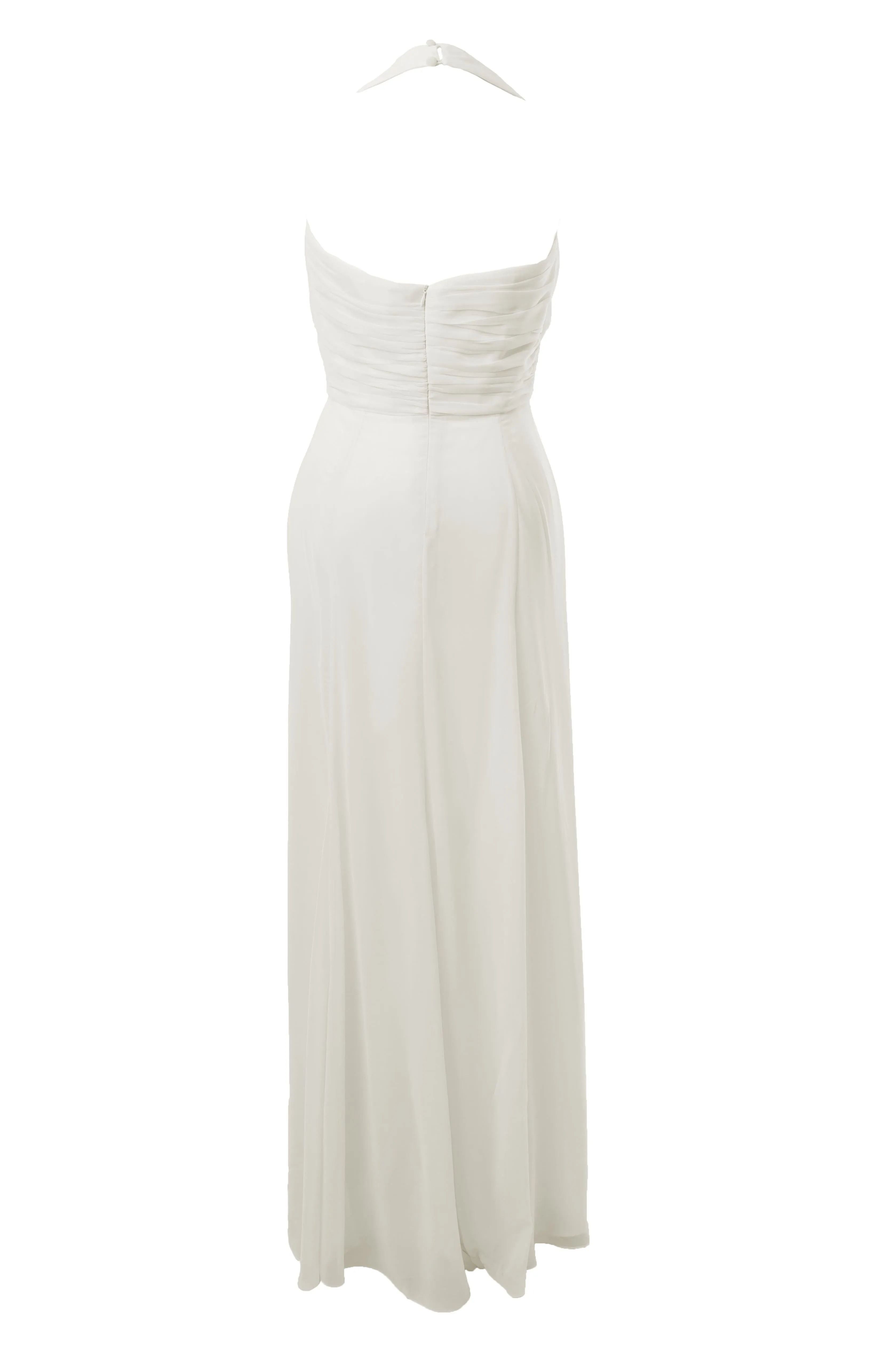Long Halterneck Bridesmaid Dress