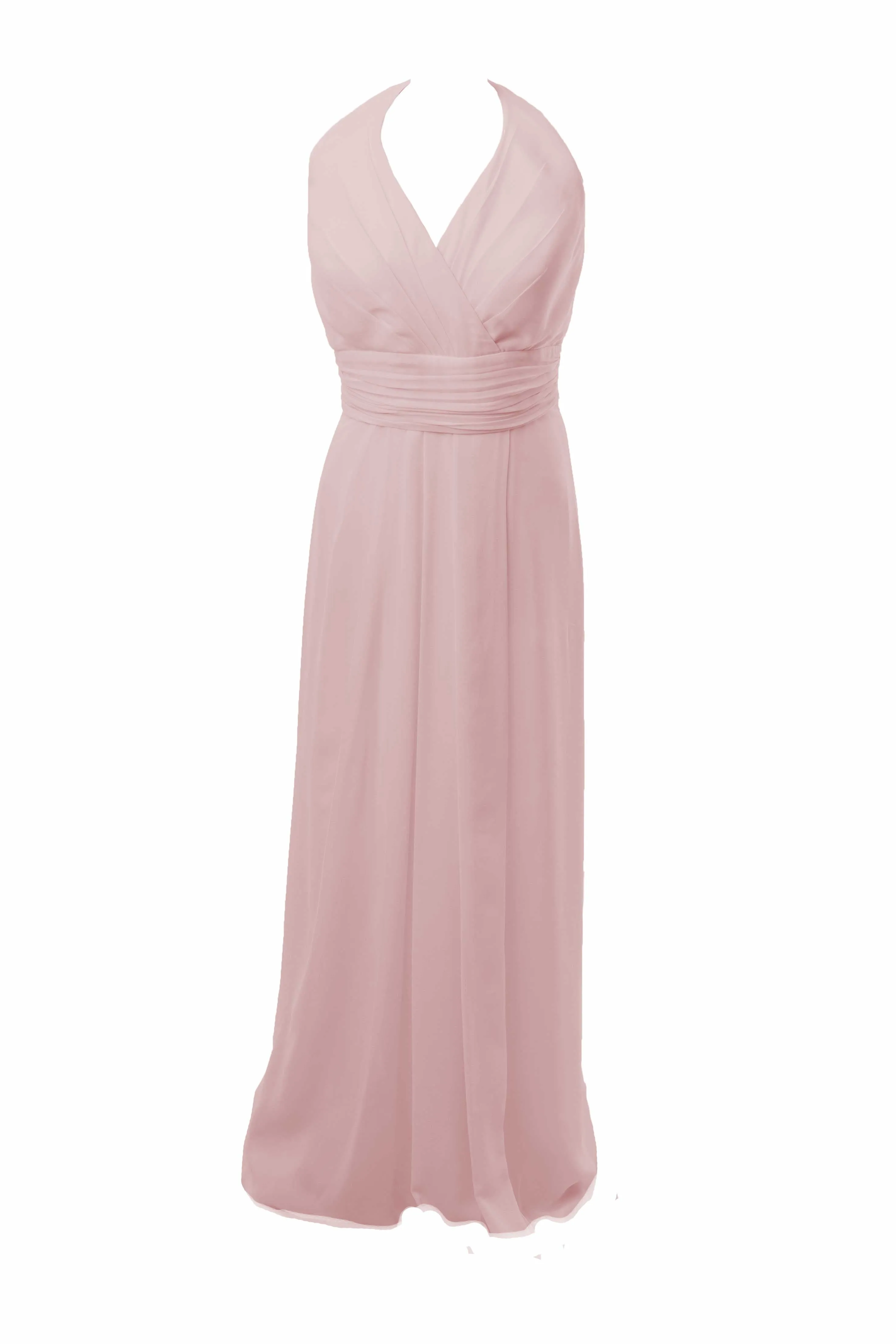 Long Halterneck Bridesmaid Dress