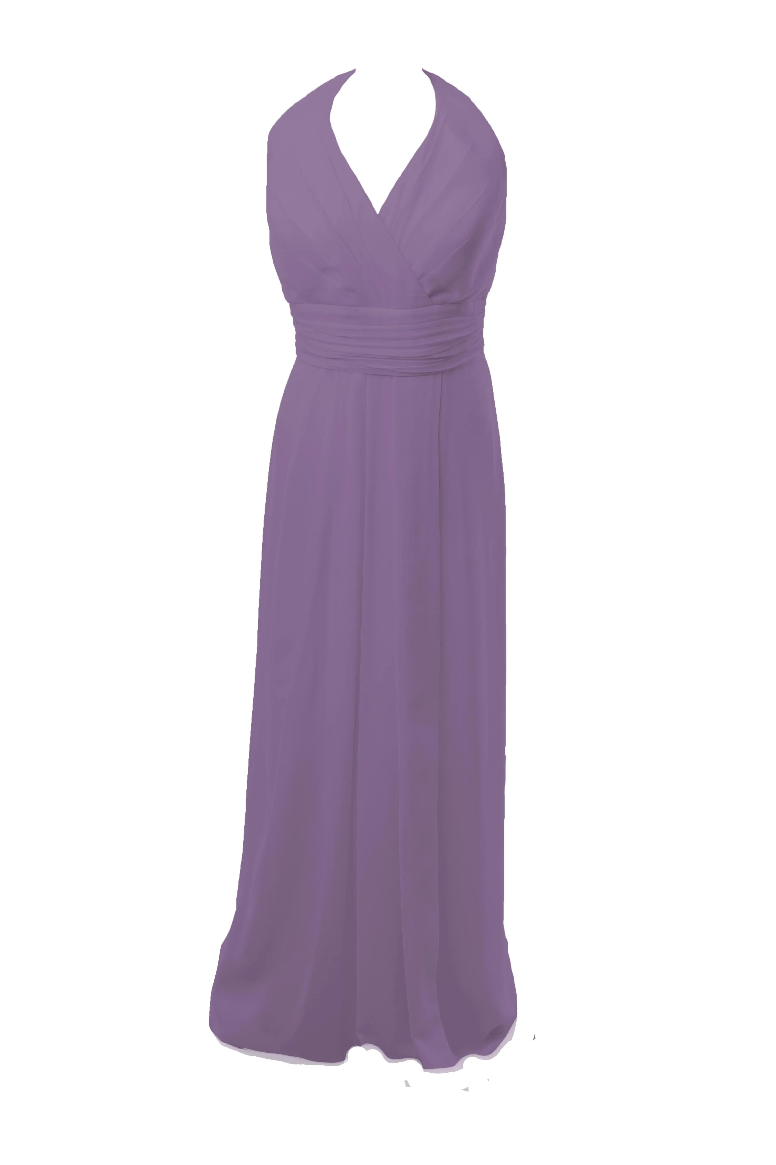 Long Halterneck Bridesmaid Dress