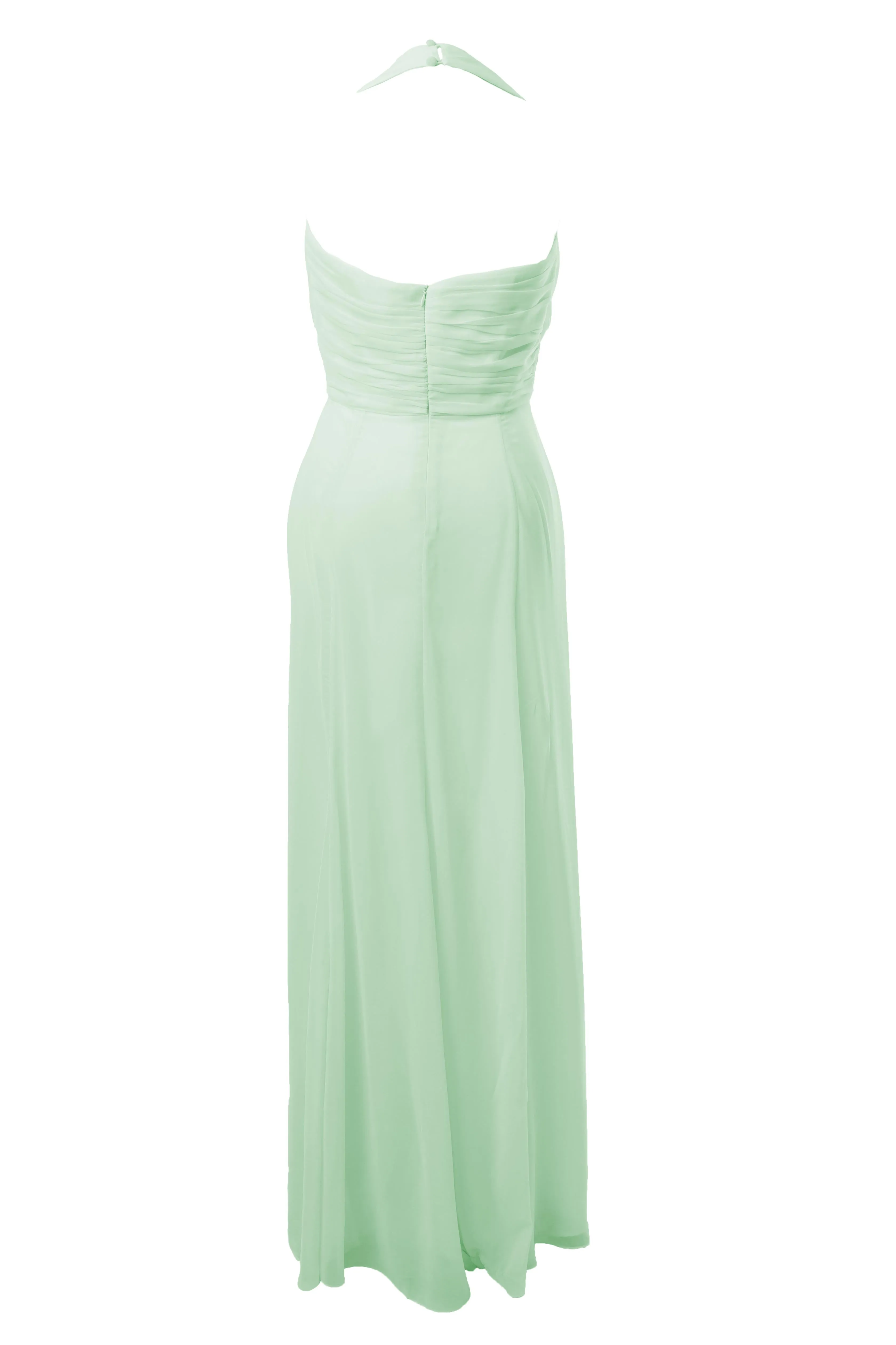 Long Halterneck Bridesmaid Dress