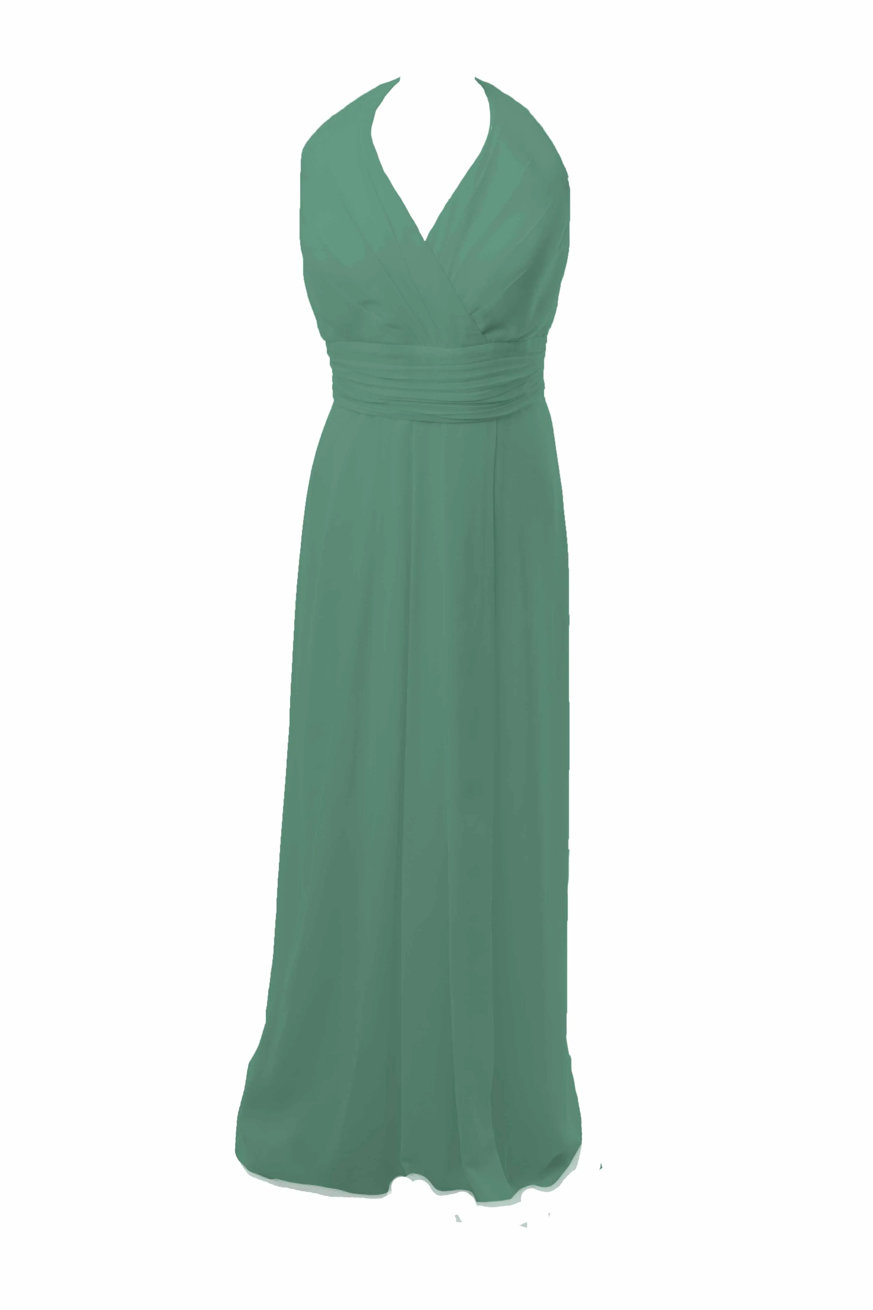 Long Halterneck Bridesmaid Dress