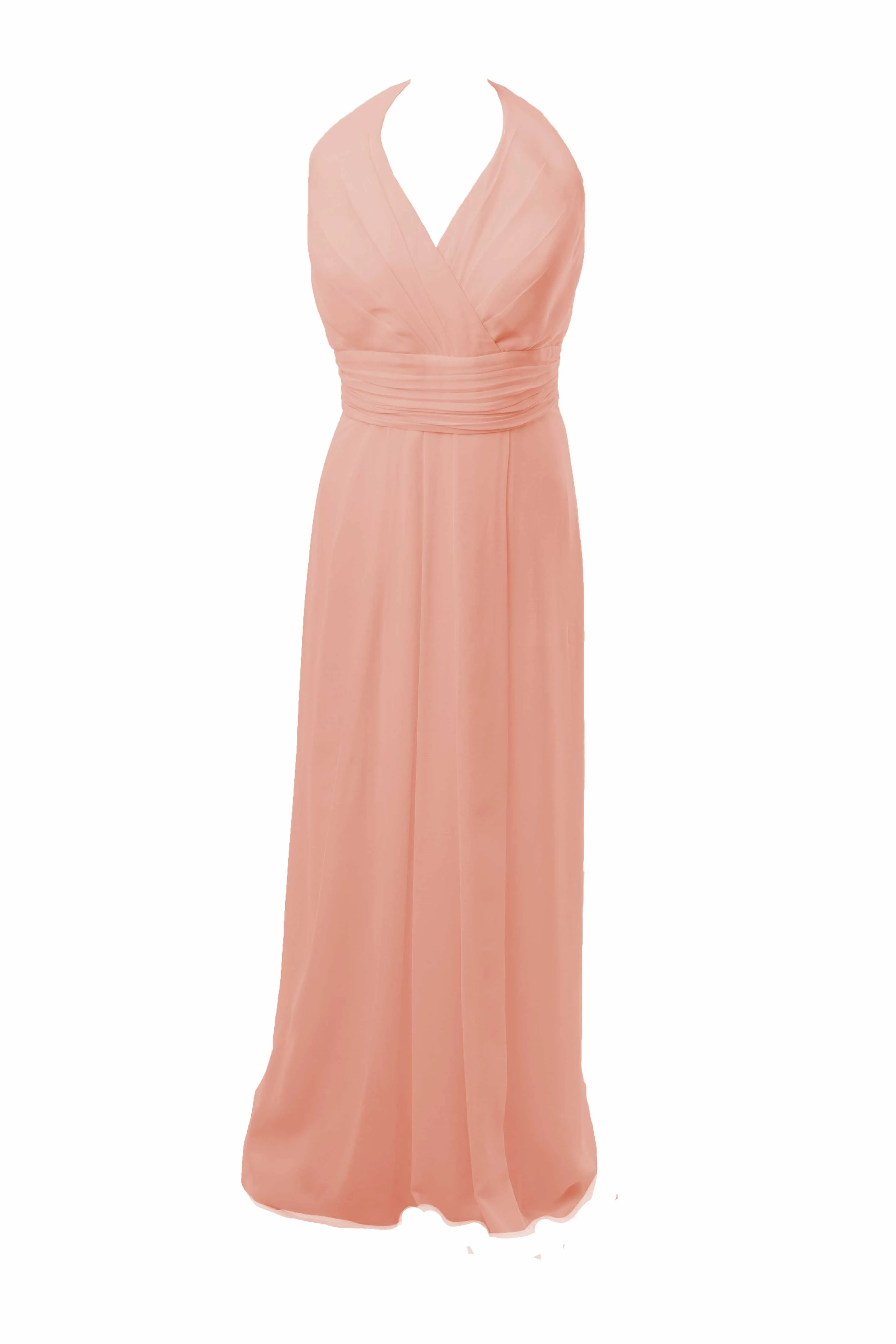 Long Halterneck Bridesmaid Dress