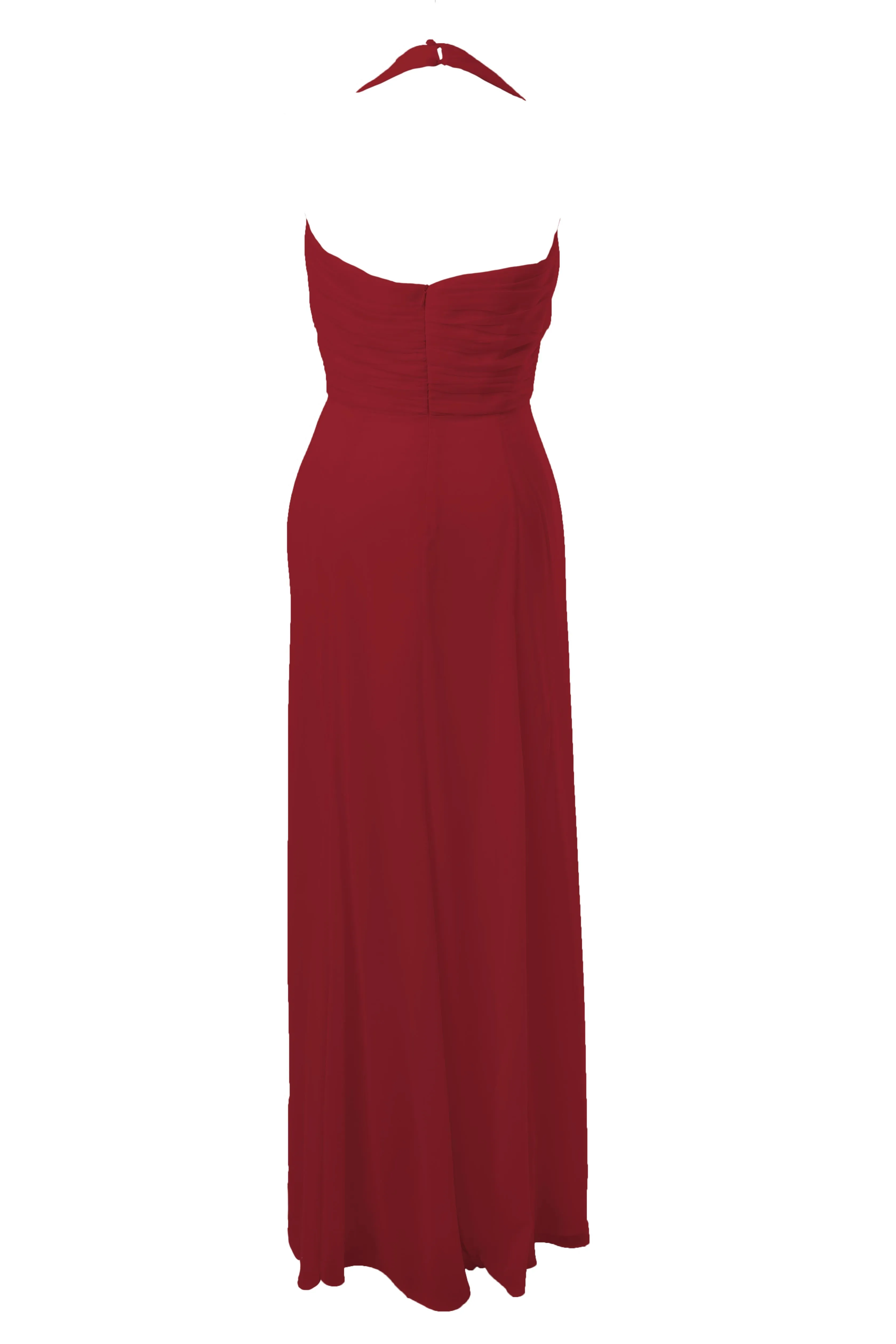 Long Halterneck Bridesmaid Dress
