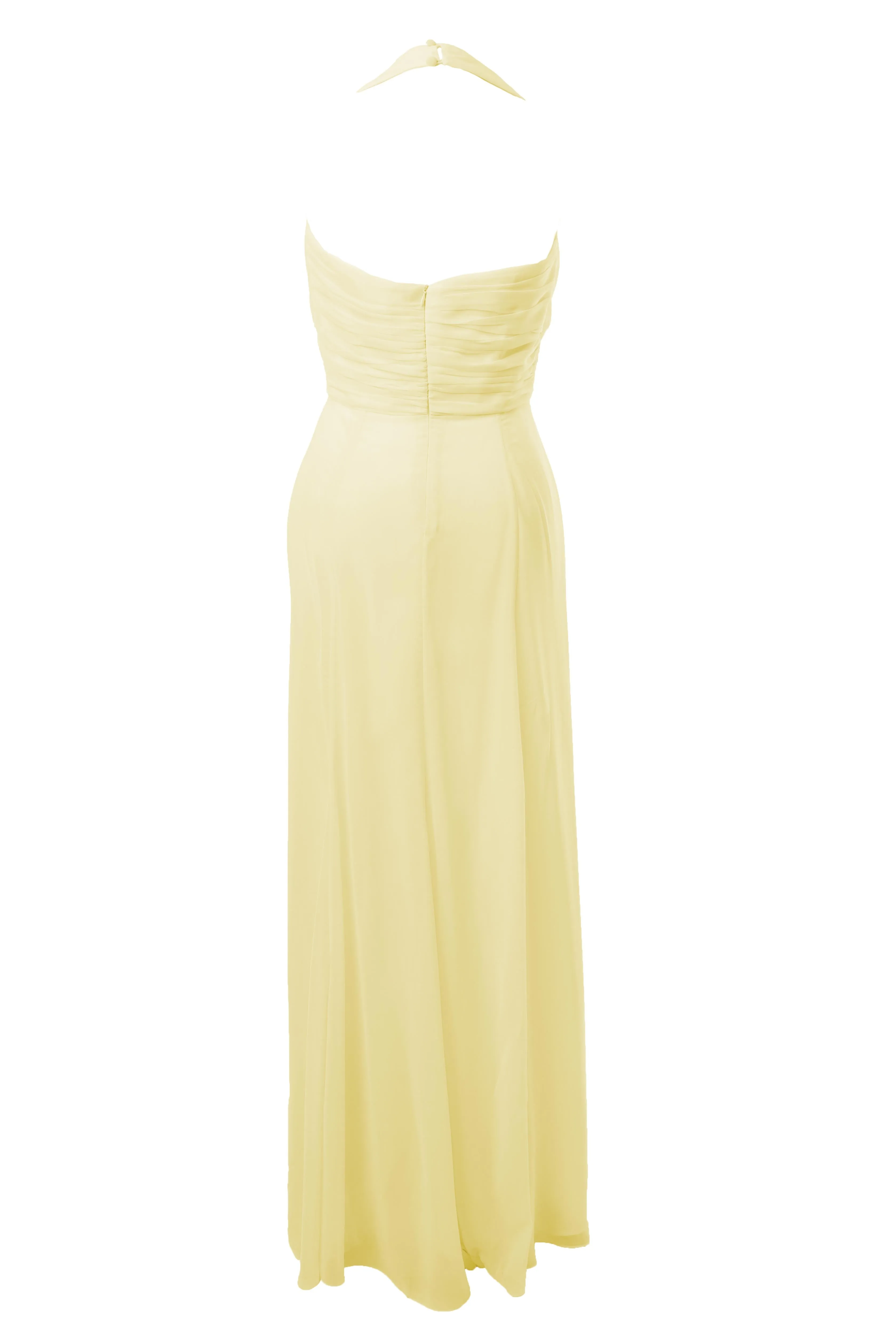 Long Halterneck Bridesmaid Dress