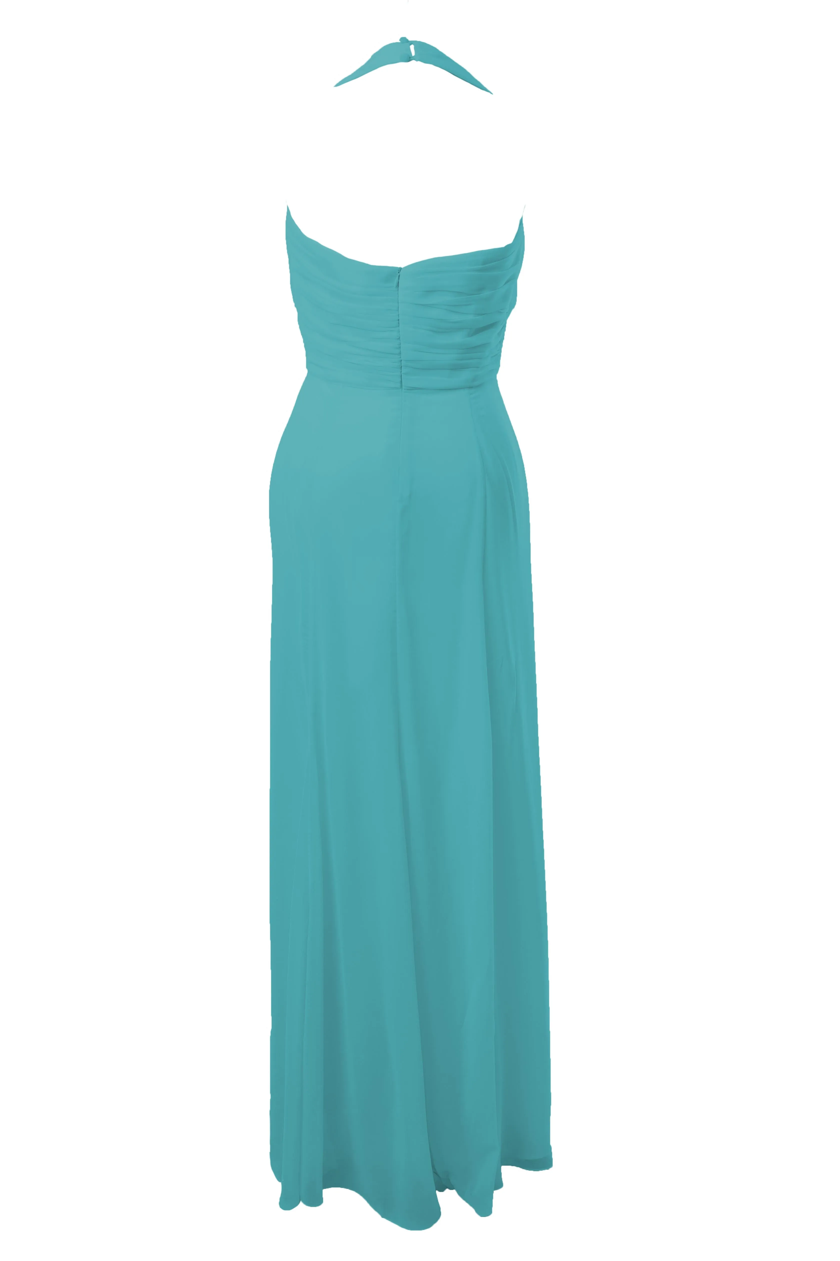 Long Halterneck Bridesmaid Dress