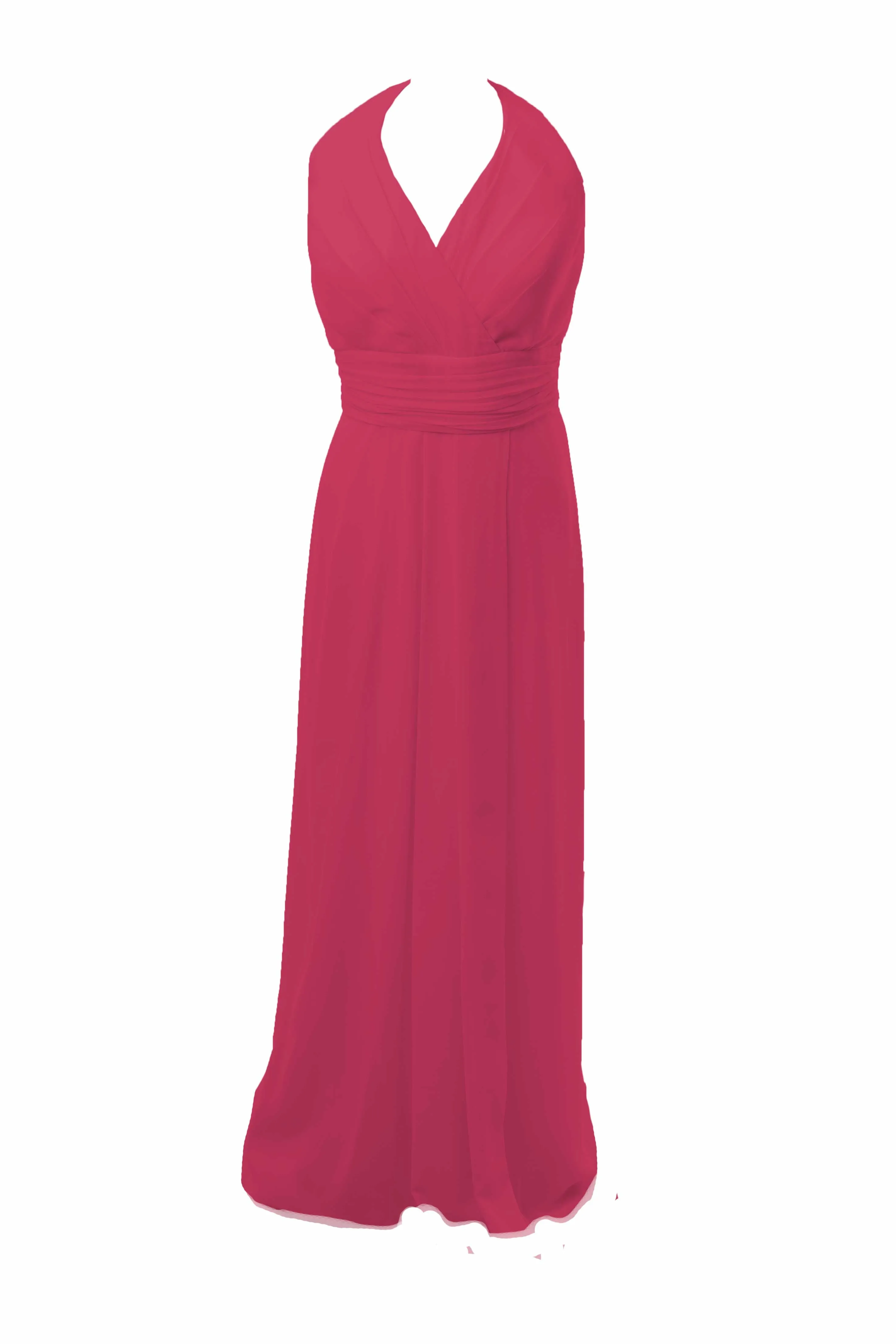 Long Halterneck Bridesmaid Dress