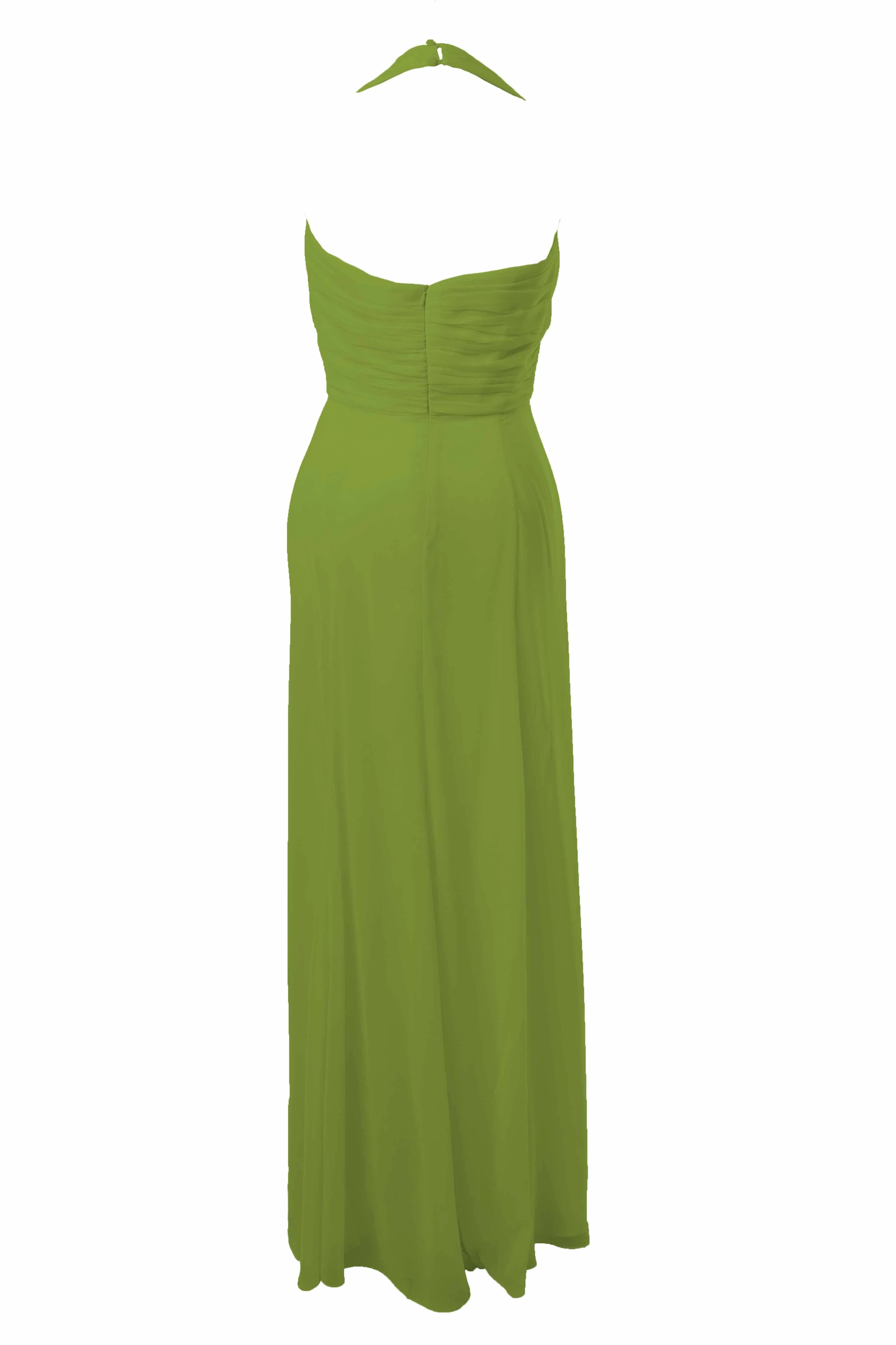 Long Halterneck Bridesmaid Dress