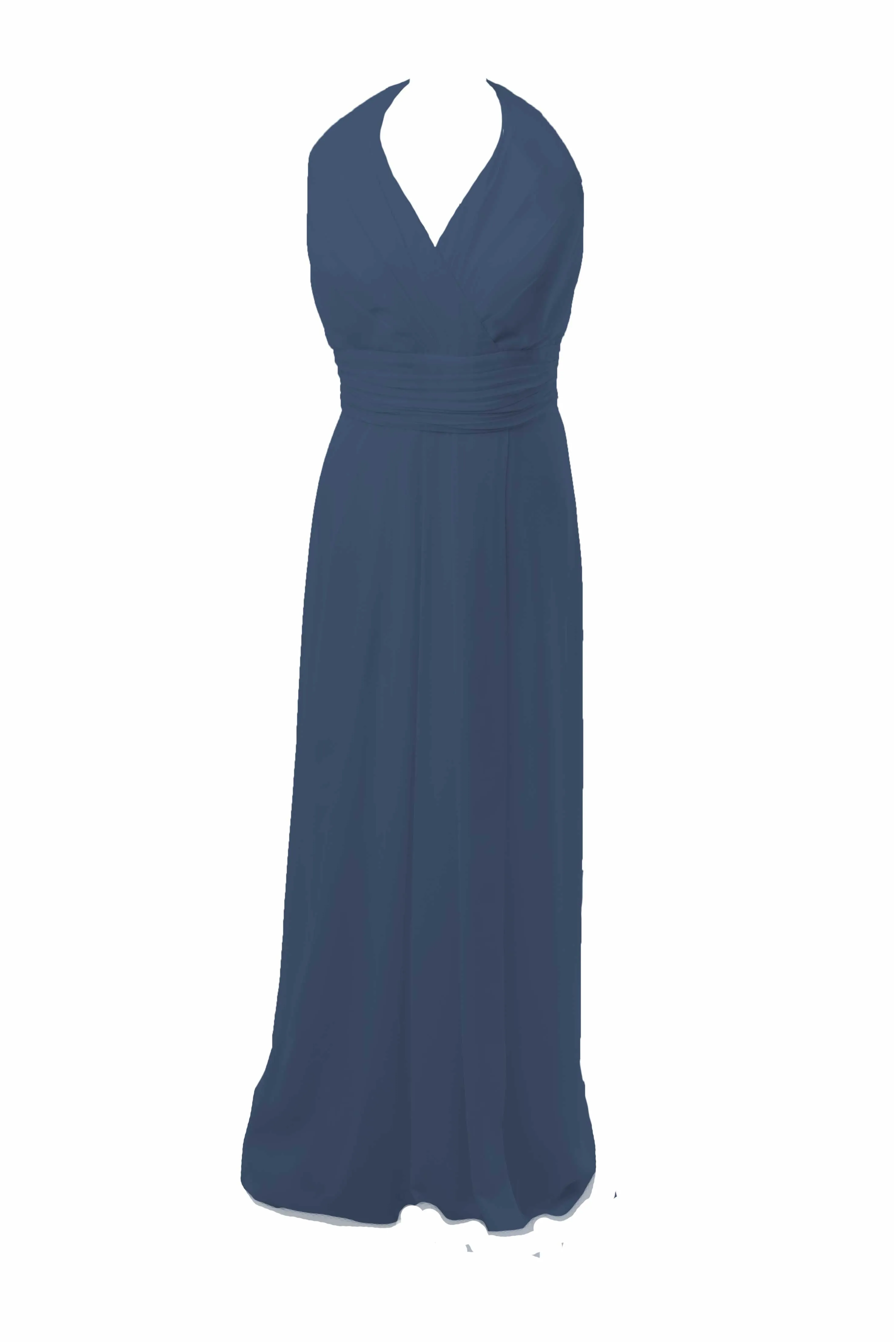 Long Halterneck Bridesmaid Dress
