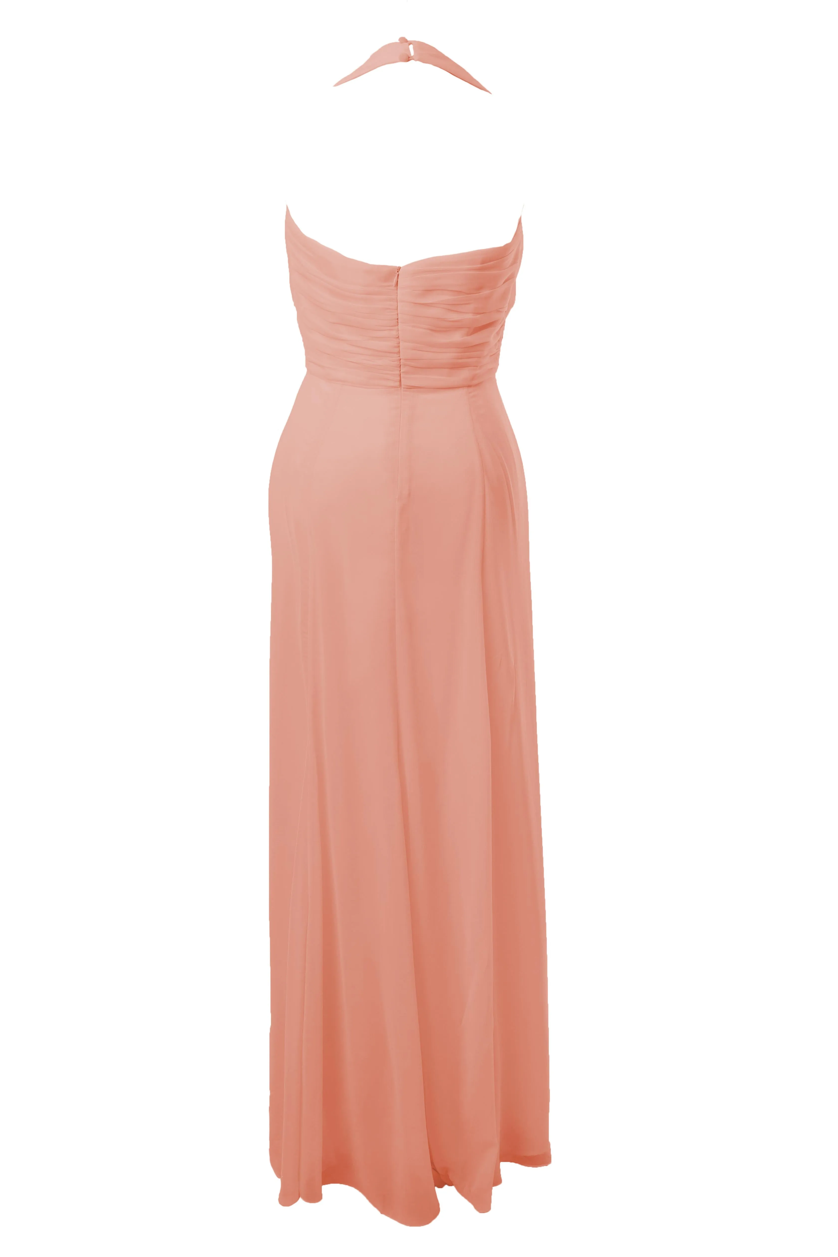 Long Halterneck Bridesmaid Dress