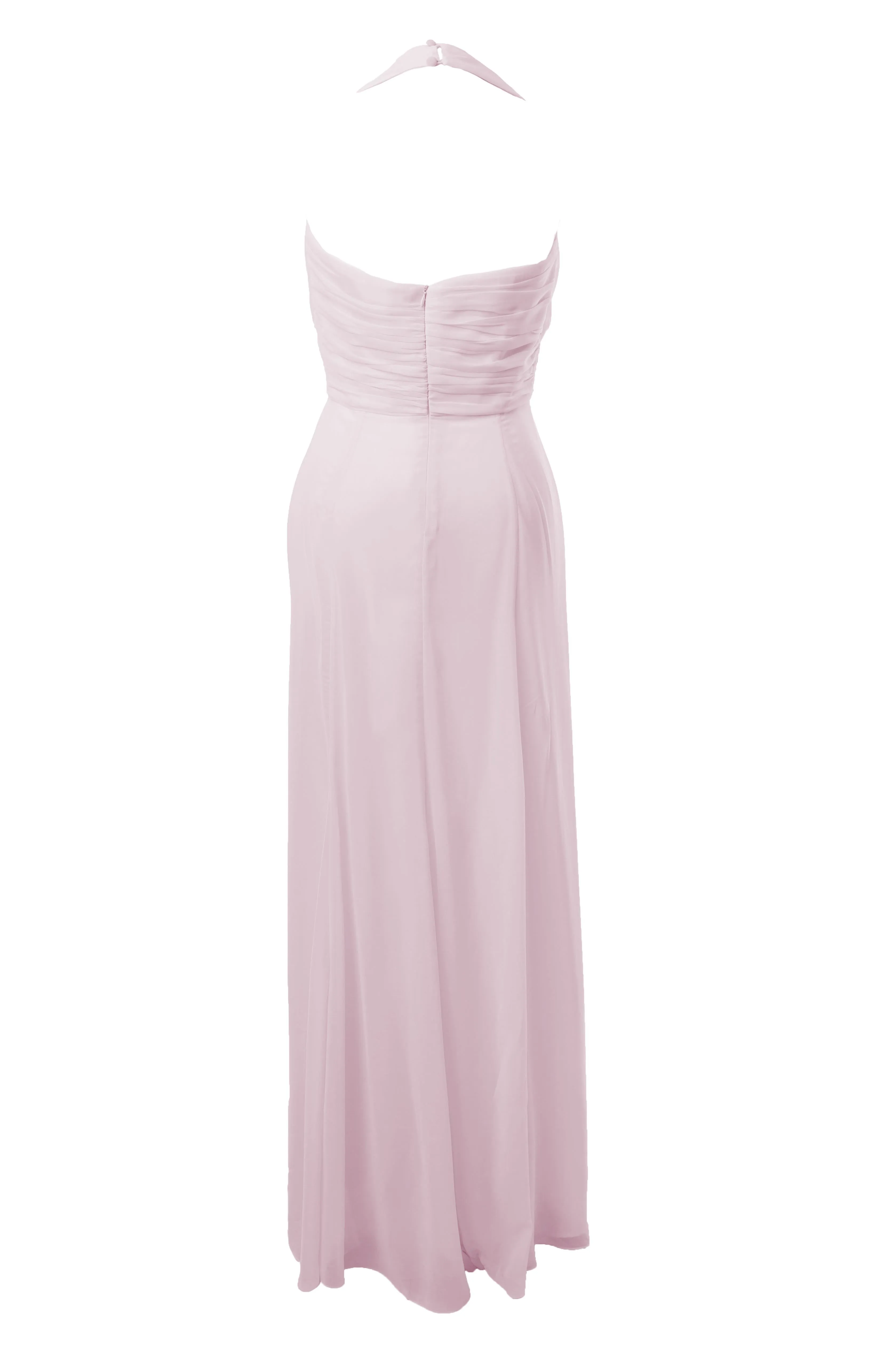 Long Halterneck Bridesmaid Dress