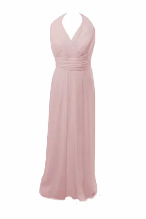 Long Halterneck Bridesmaid Dress