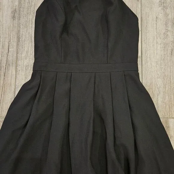 Lovers   Friends Dress Womens XS Fit &amp; Flare Cocktail Lace Open Back Pleated