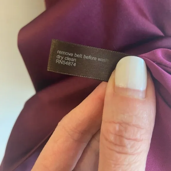 Maroon / Purple The Limited Boat Neck Lace &amp; Satin Cocktail Dress w Pockets Sz 0