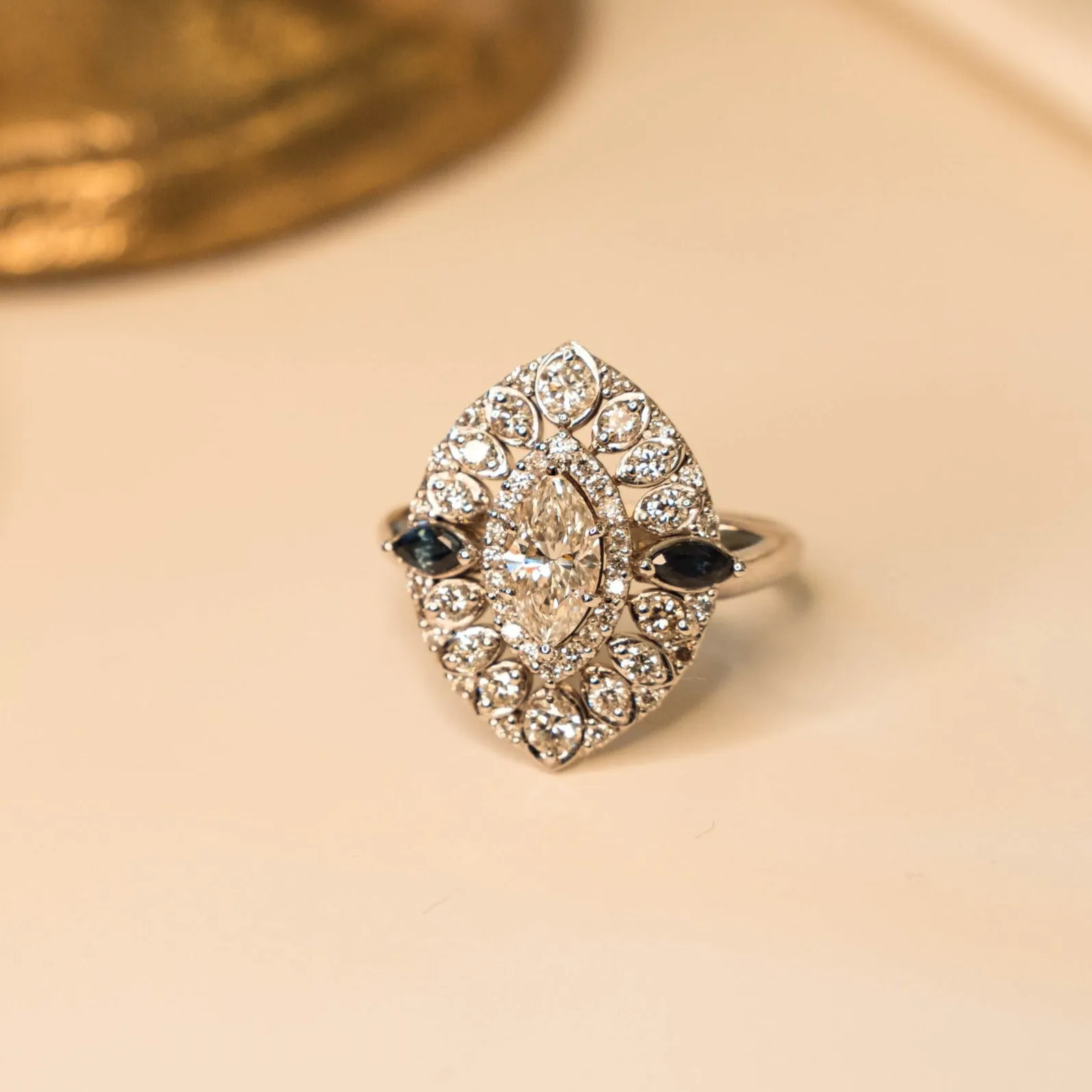Marquise Diamond Cocktail Ring