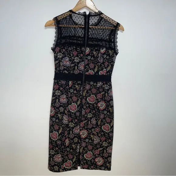 NANETTE LEPORE - Adela Floral-Jacquard Sleeveless Dress - Women’s Size 0