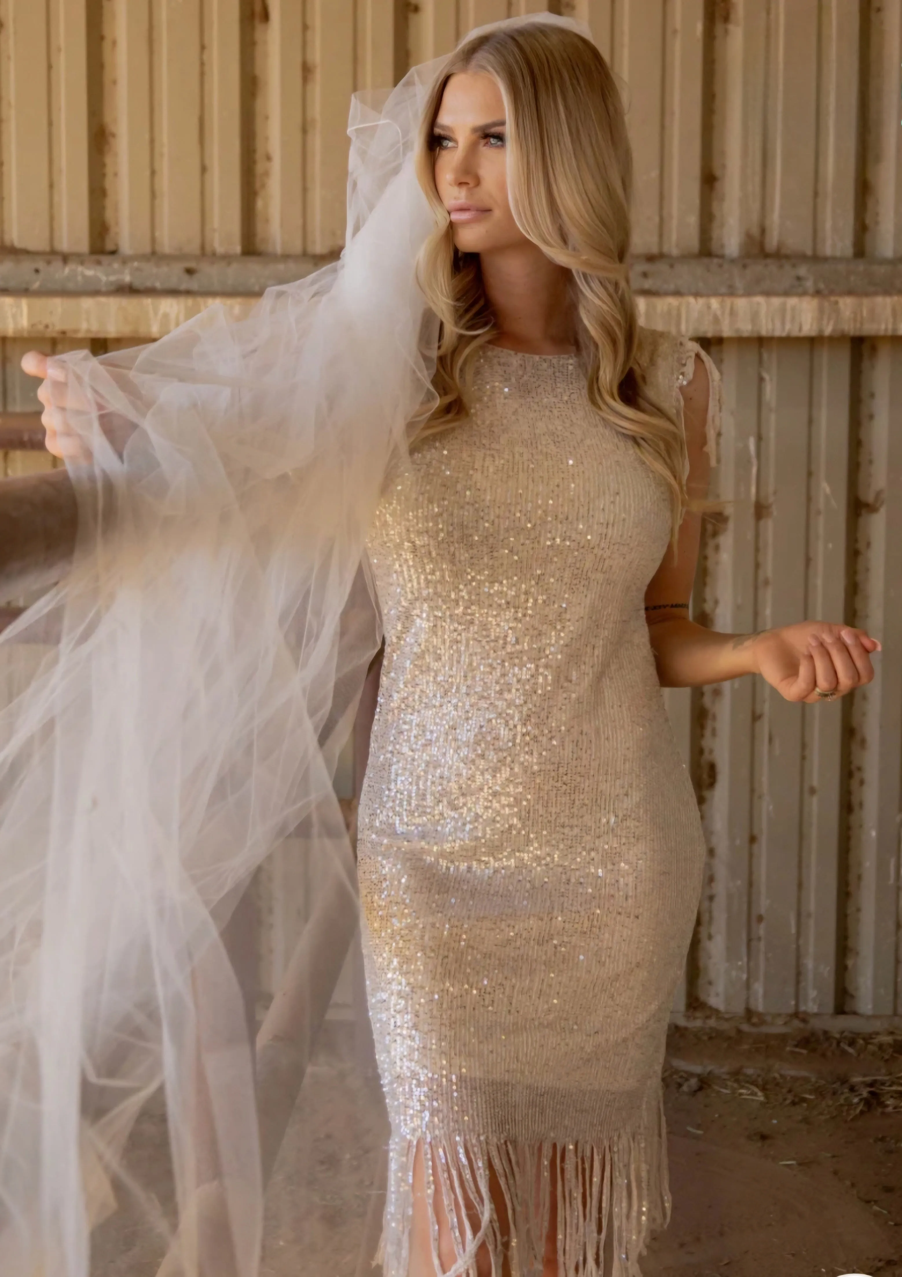 NIGHT LIFE DRESS IVORY