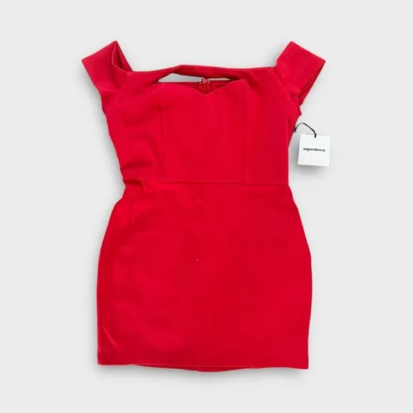 NWT superdown carine off shoulder dress