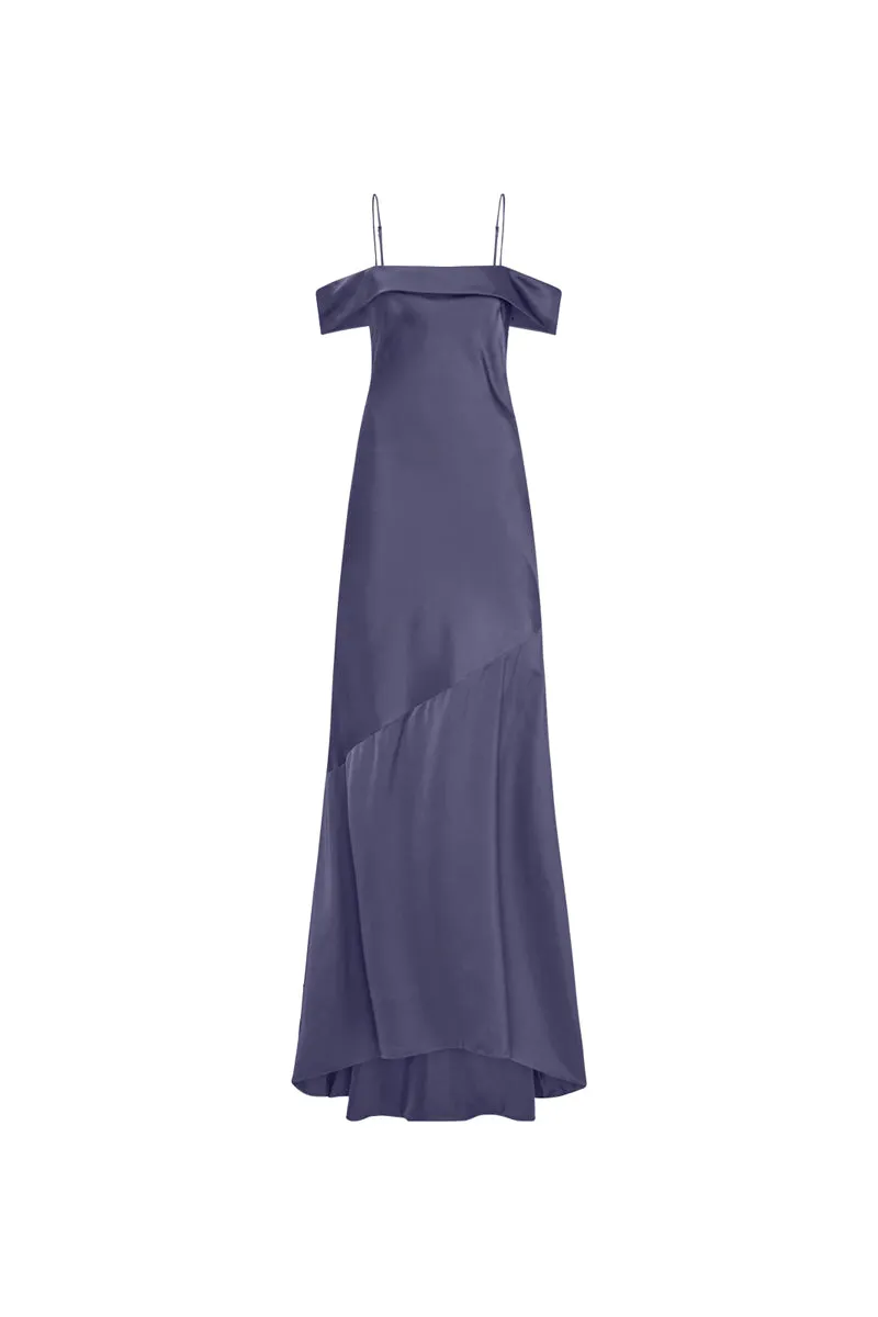 Olivia Slip Gown Navy