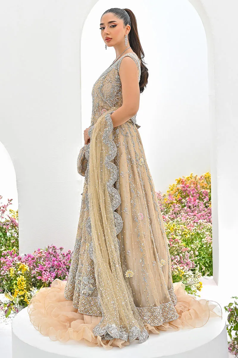 Pakistani Bridal Dress in Royal Gown Lehenga Style