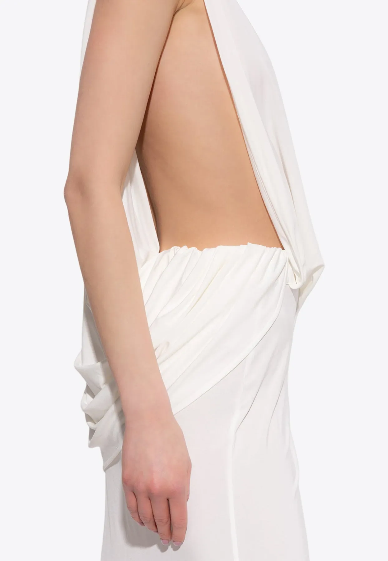 Peplo Sleeveless Maxi Dress