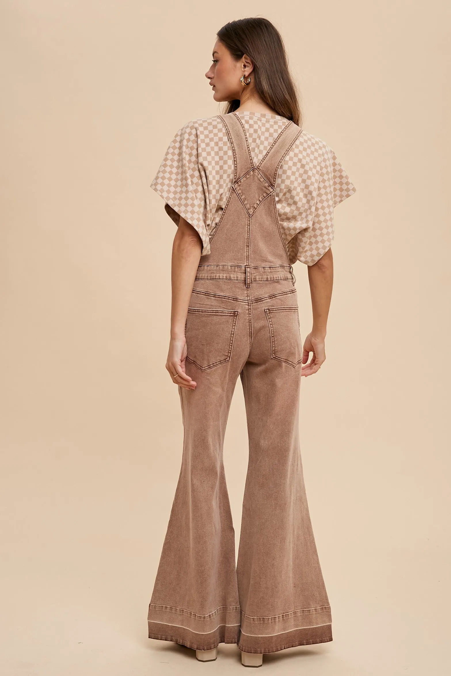 Perfect For You Flare Overalls