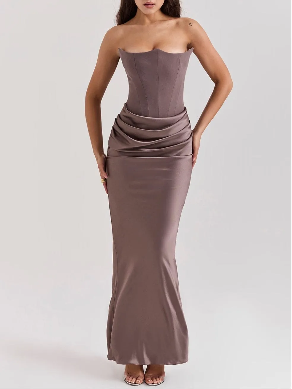 Persephone Dress  in Smoke