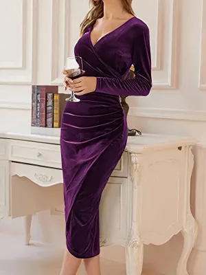 Pilar® | Chic velvet dress