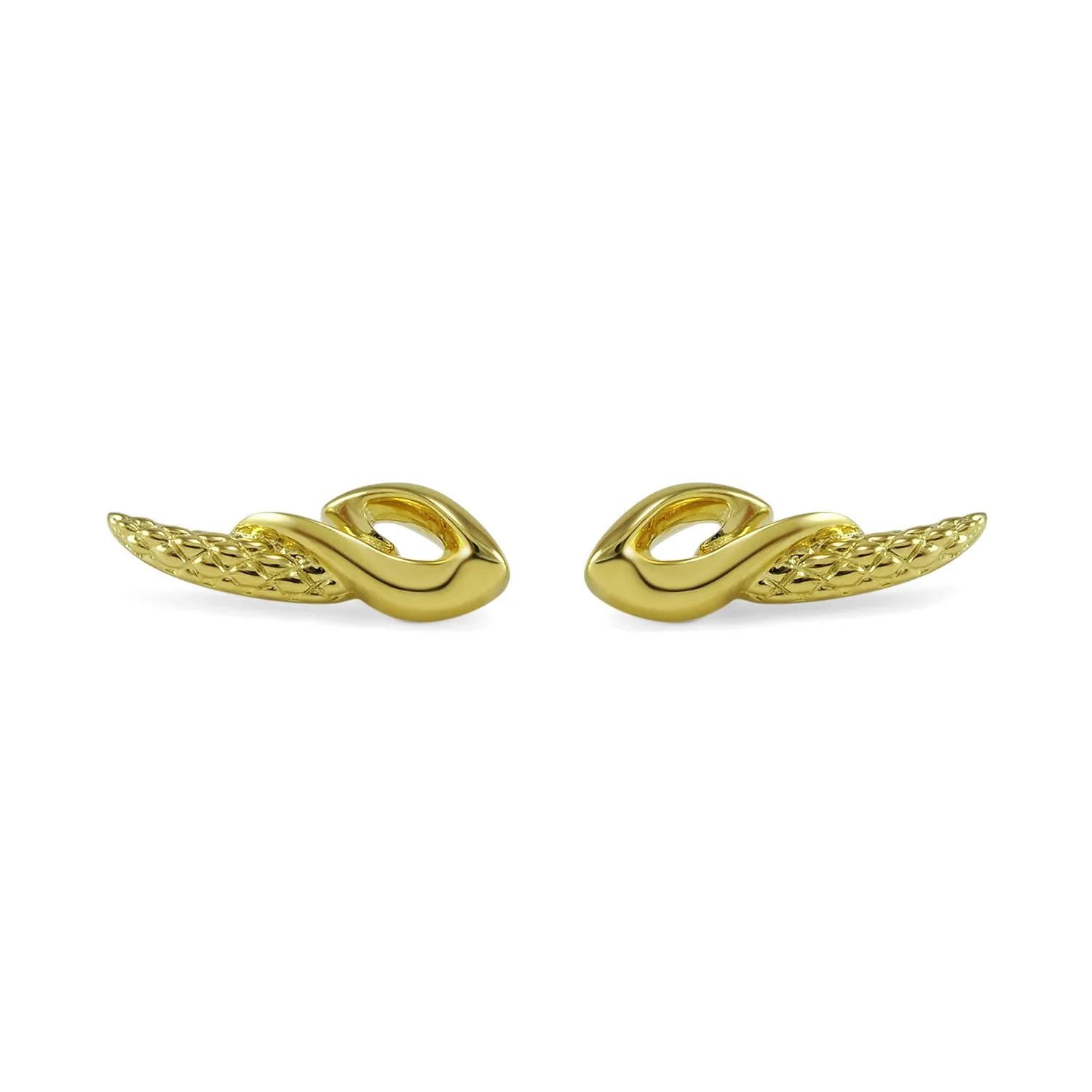 Promise Python Contour Earring - 18K Gold Vermeil