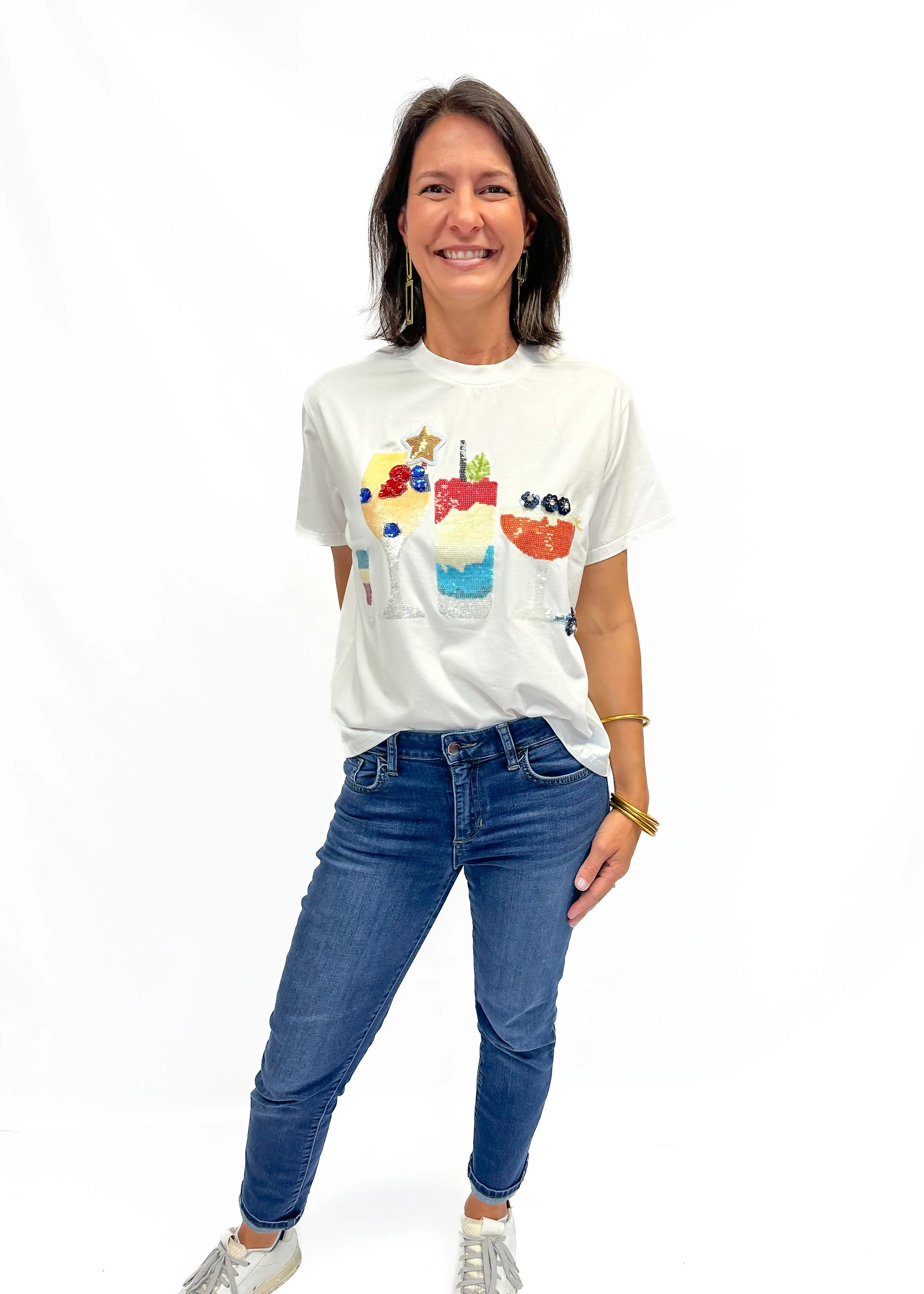 Queen of Sparkles Rum, Wine and Blueberry Tee