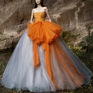 Quinceanera Dresses and Gowns with Grey and Gold