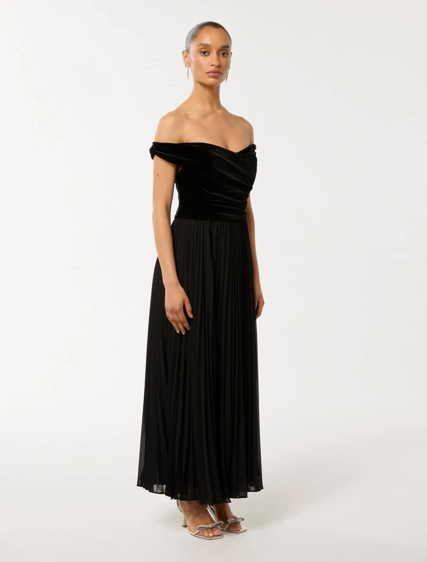 Rebecca Petite Velvet Dress