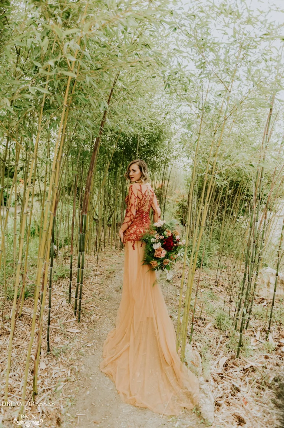 Red and Nude Tulle Dress (#Lacye)