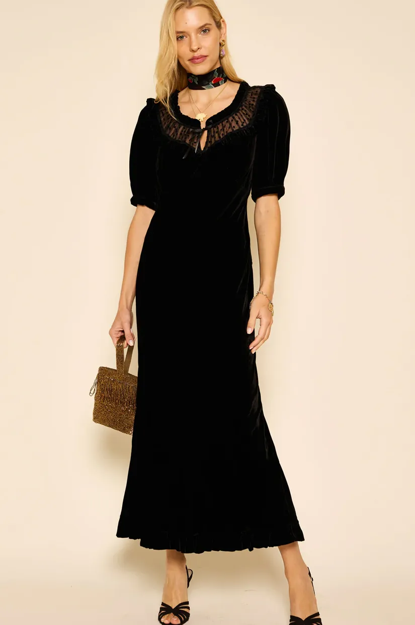 Rixo Ilene Dress - Black