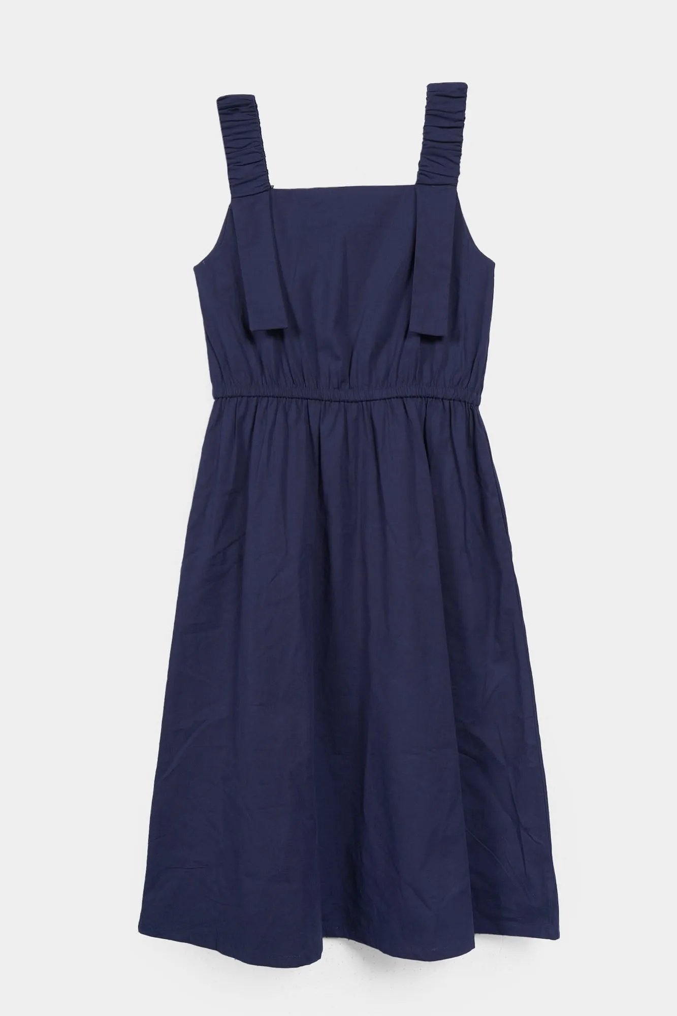 Ruffle Sleeveless Fit And Flare Dress