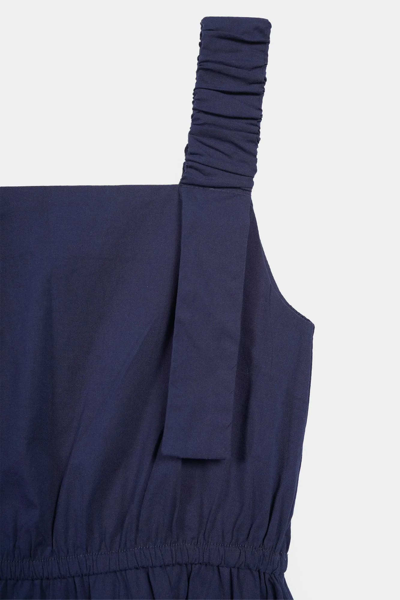 Ruffle Sleeveless Fit And Flare Dress