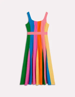 Seam Detail Fit & Flare Dress