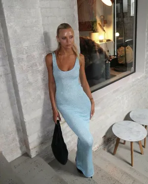 SELINA - ANA BAIA BLUE SEQUIN DRESS