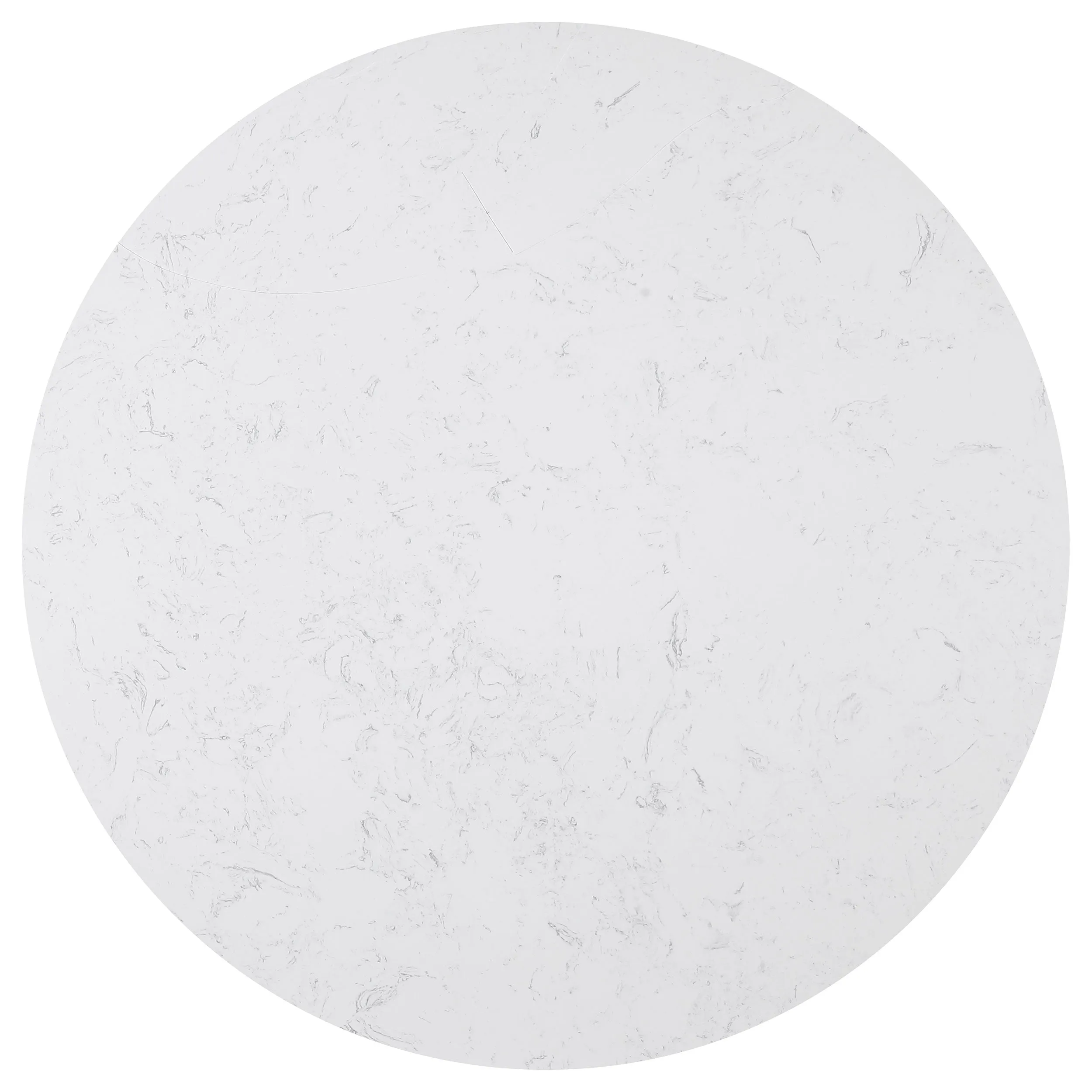 Sherry 5-piece Round Marble Top Dining Table Set Brown