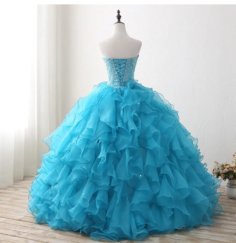 SSHB003 real sweetheart heavy beaded long lady women's evening dress