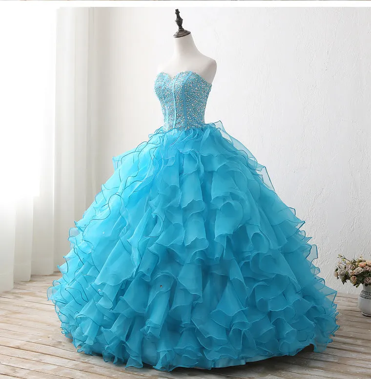SSHB003 real sweetheart heavy beaded long lady women's evening dress
