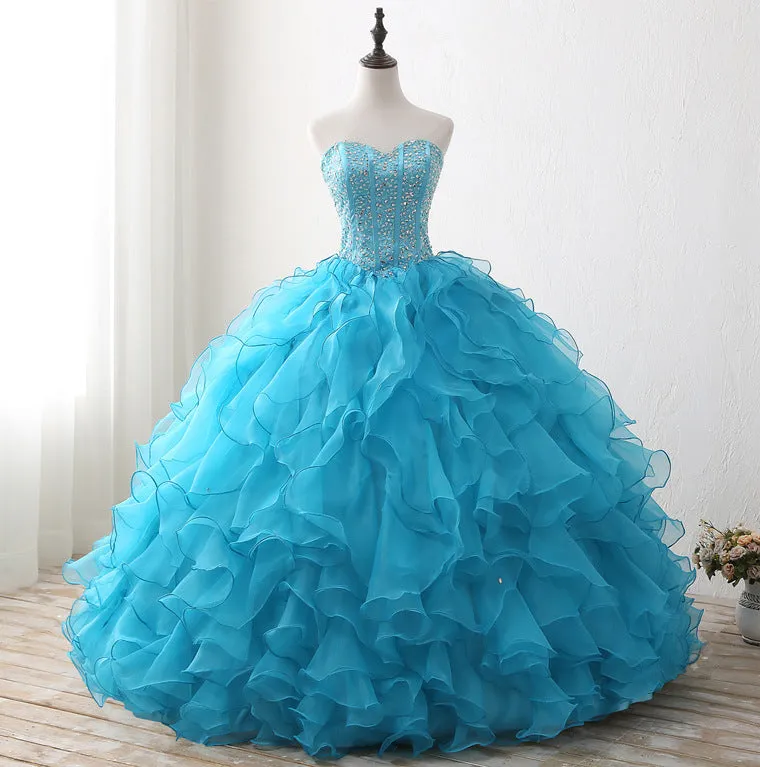 SSHB003 real sweetheart heavy beaded long lady women's evening dress
