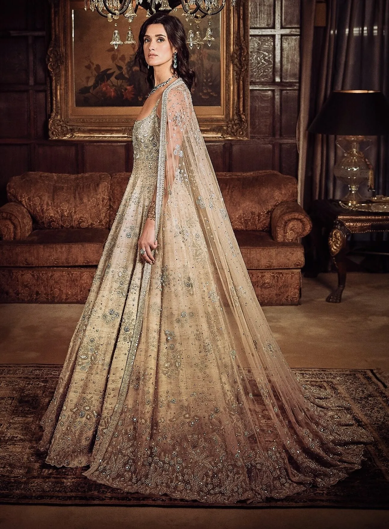 Starlight mogra gown