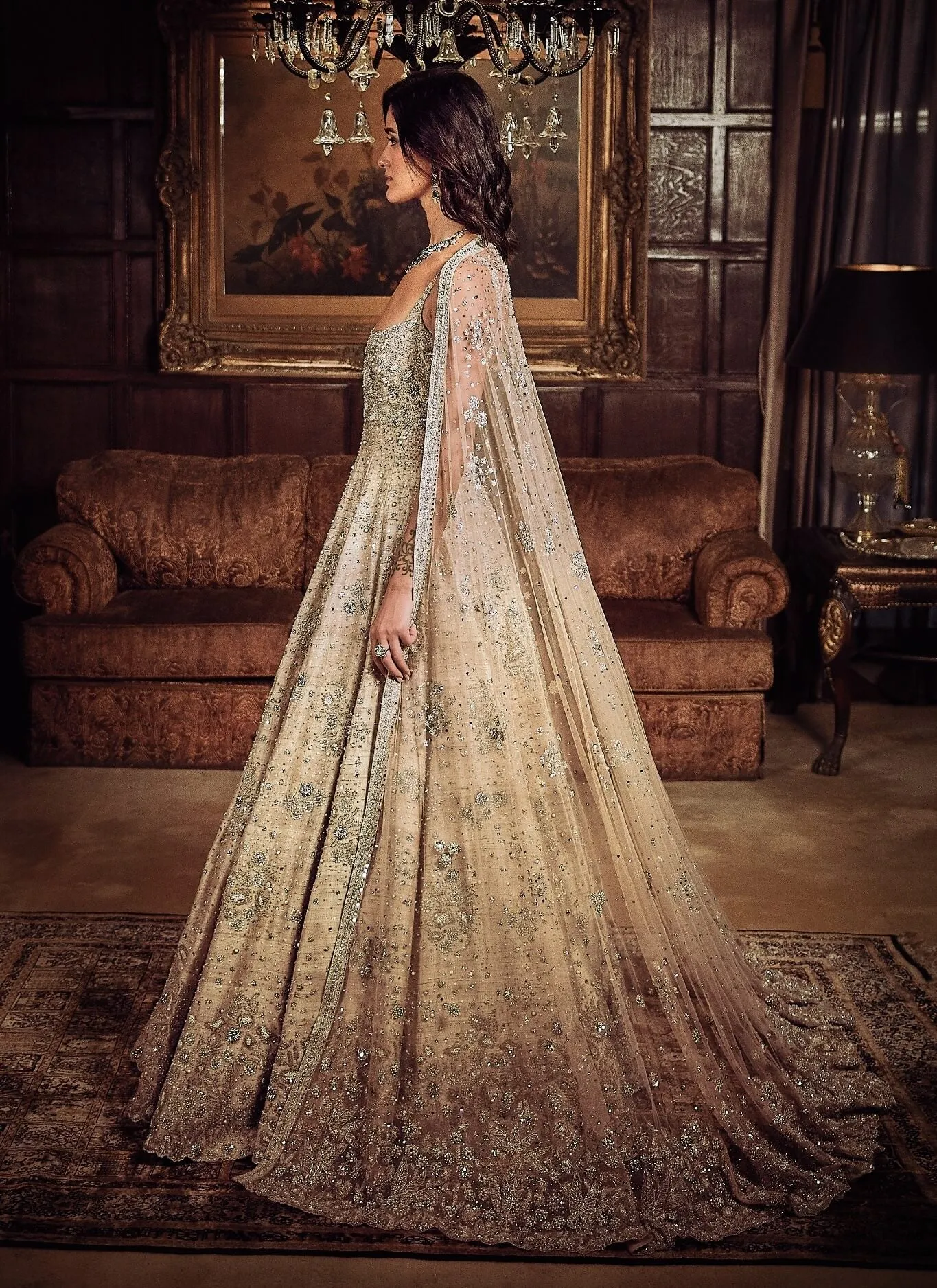 Starlight mogra gown
