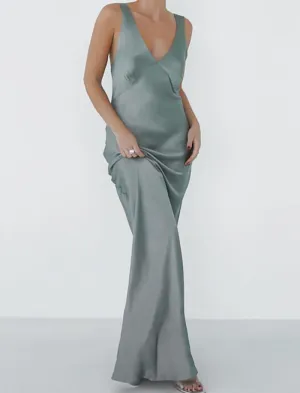 Sunset Strip Maxi Dress in Rosemary