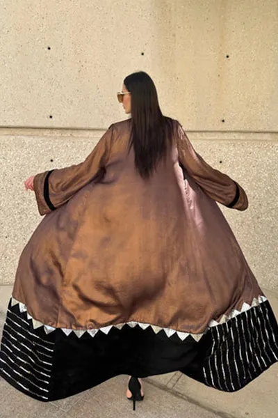 The Magestic Bronze Abaya