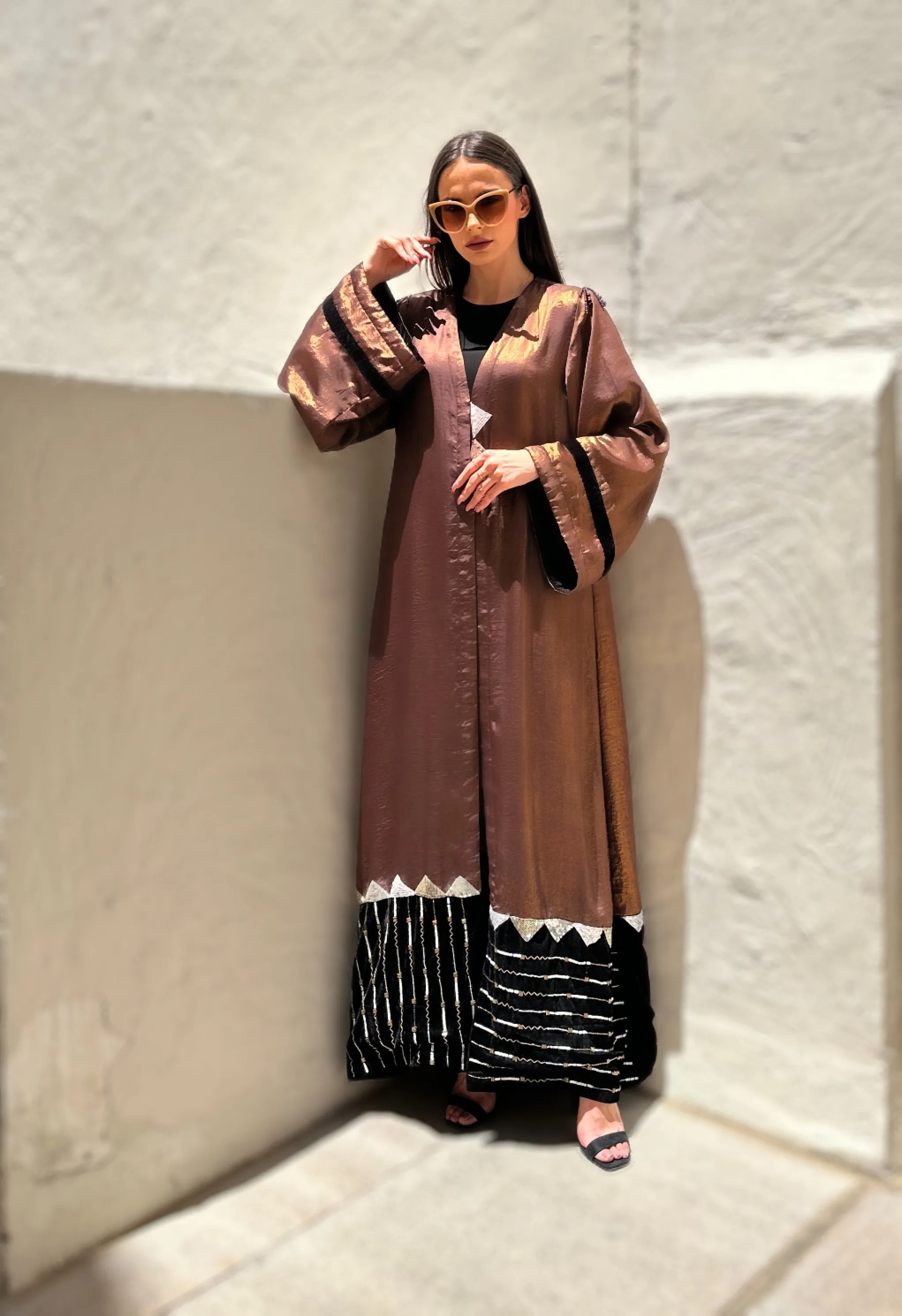 The Magestic Bronze Abaya