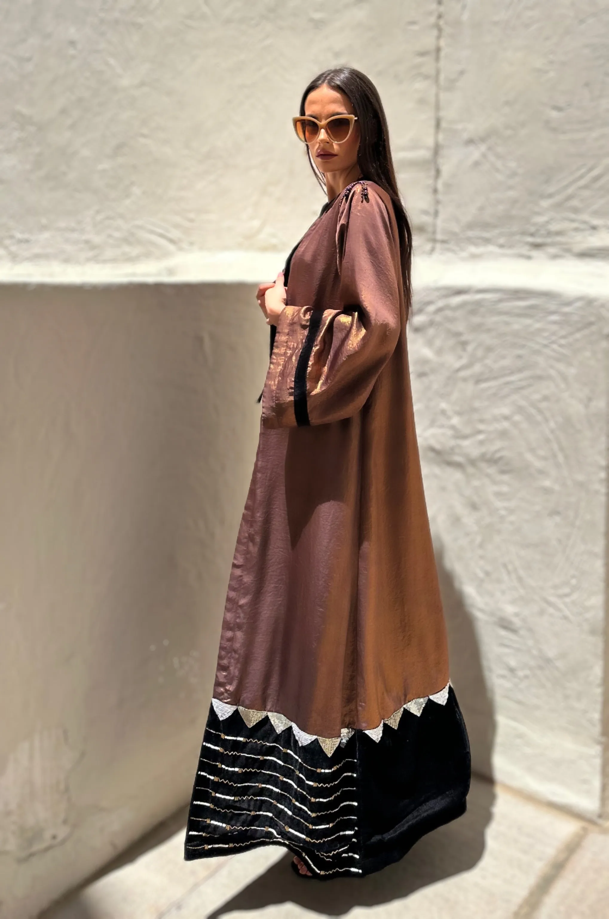 The Magestic Bronze Abaya