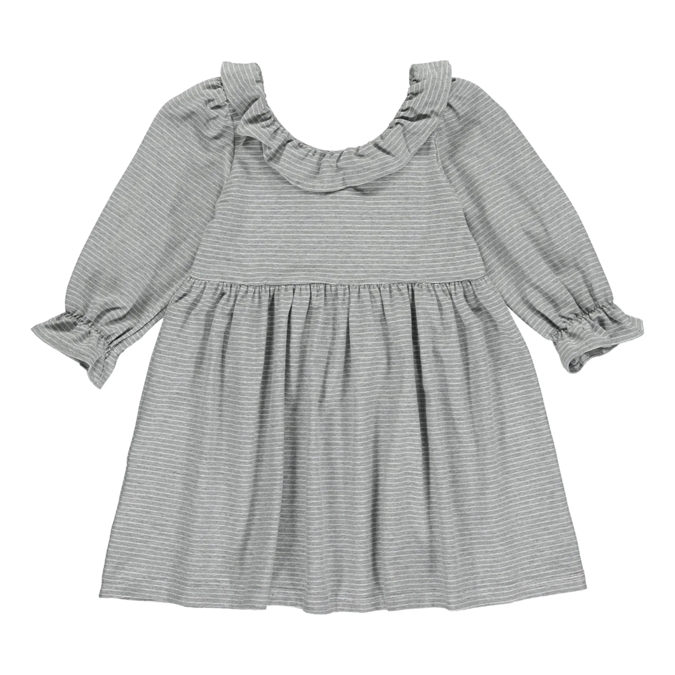 Vignette Finny Dress - Grey Stripe