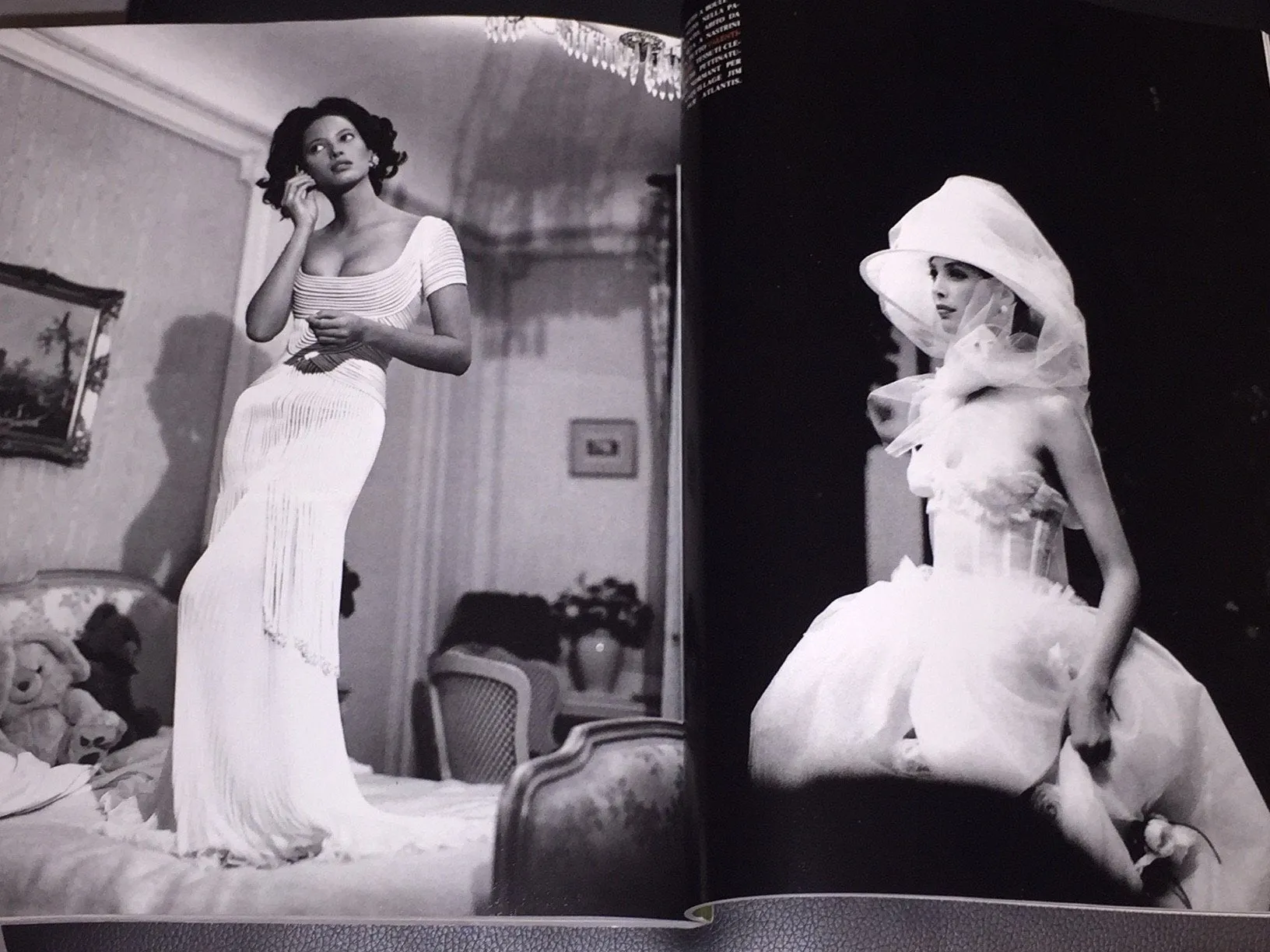VOGUE Magazine Italia ALTA MODA March 1993 CARLA BRUNI Kate Moss HELENA CHRISTENSEN